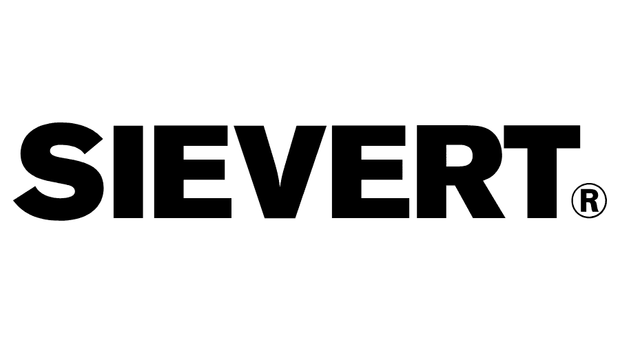 De afbeelding toont het woord "SIEVERT" in vette, zwarte hoofdletters, gevolgd door een geregistreerd handelsmerksymbool op een witte achtergrond.